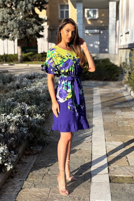 Рокля с флорален принт