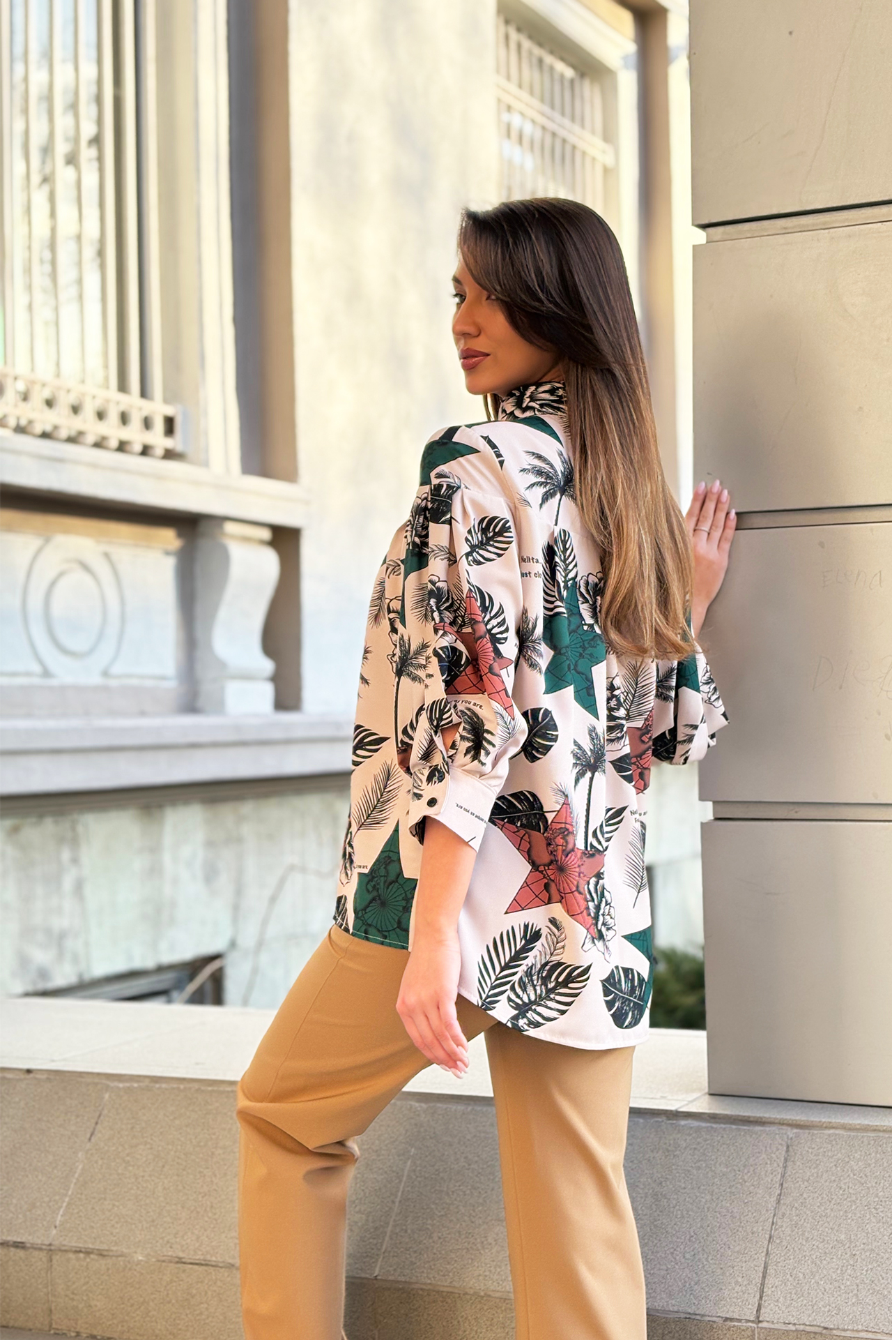 Риза с ефектен принт - Image 6