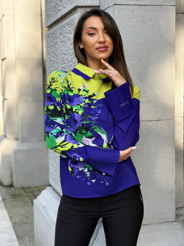 Дамска флорална риза