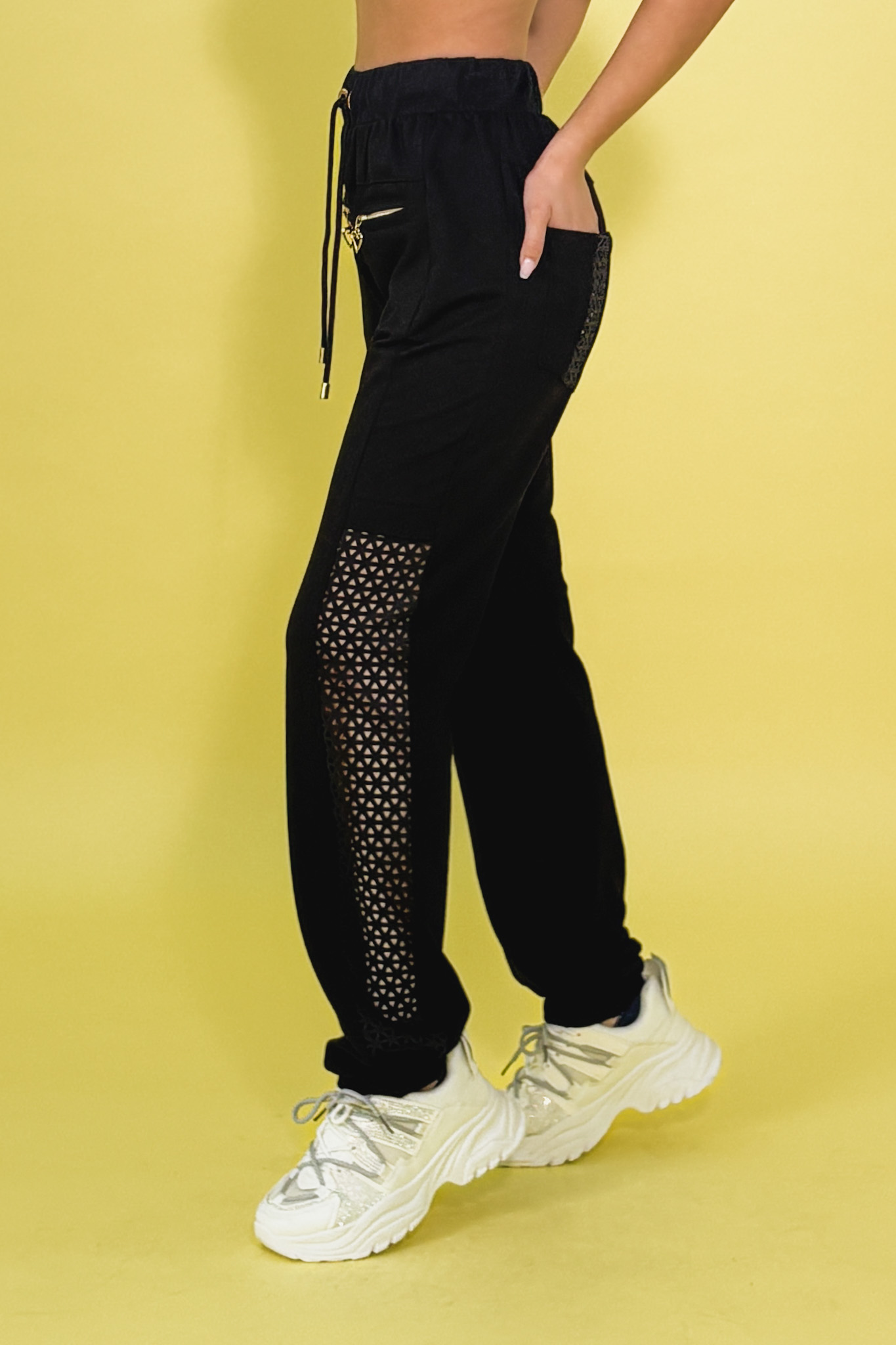 Спортен панталон с мрежа - Image 2