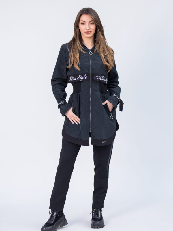 Дамско манто с качулка