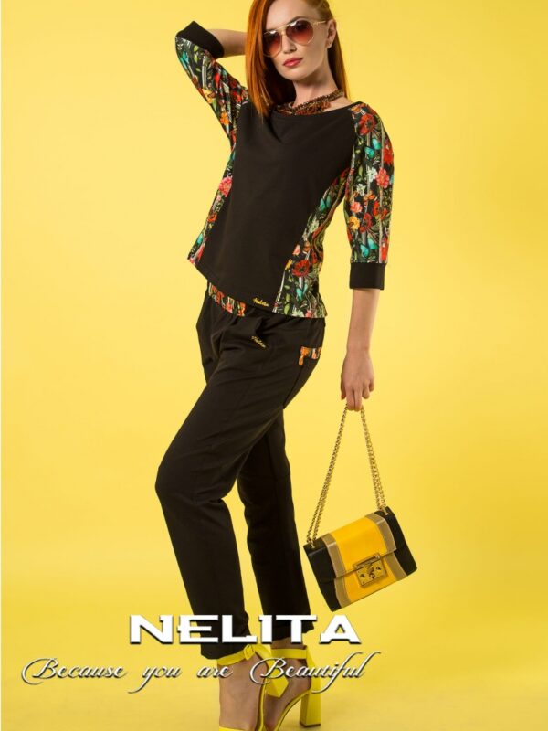 Спортно-елегантен комплект NELITA с принт