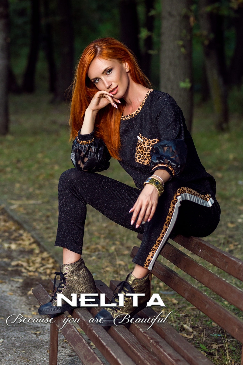 Спортно Елегантен комплект NELITA от Туника и Клин 2174/978 - Image 2