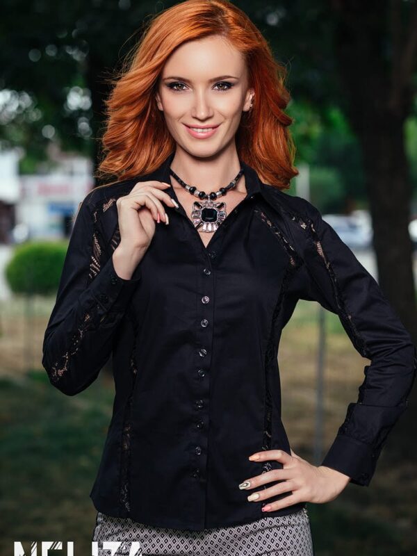 Елегантна риза с дантела