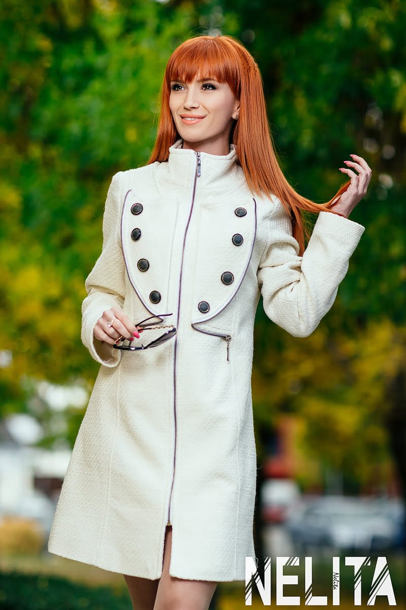 Елегантно вълнено палто 1043/569