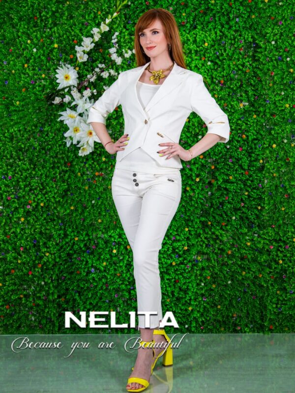 Елегантен комплект NELITA в екрю деним