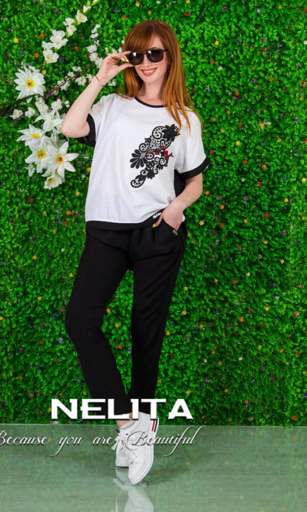 Спортно-елегантен комплект NELITA от лека материя 2725/671
