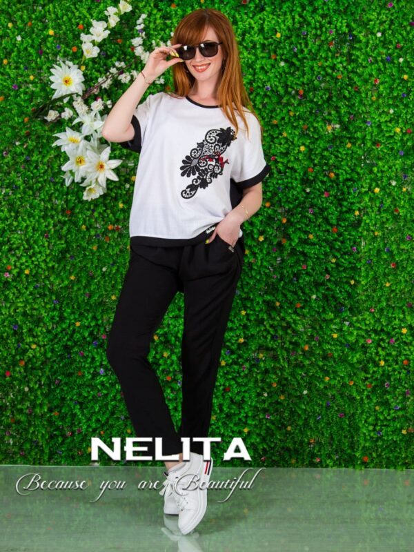 Спортно-елегантен комплект NELITA от лека материя 2725/671