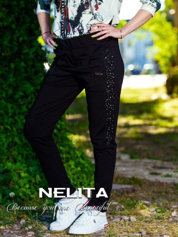 Спортен панталон NELITA с акцент камъни 2759/721a