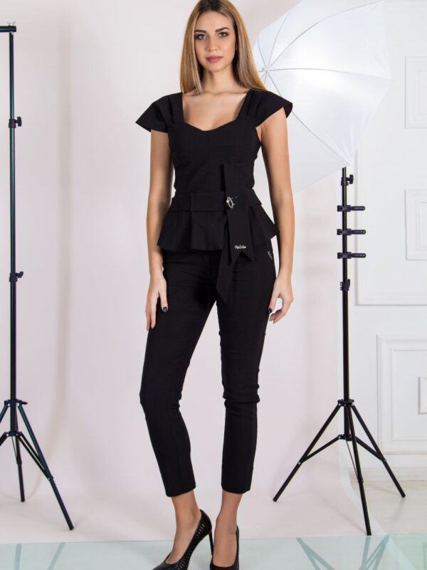 Елегантен комплект NELITA с брошка в черно 2898/561,824