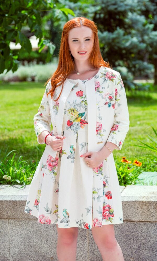 Стилно сако NELITA с флоралин принт 3017/577