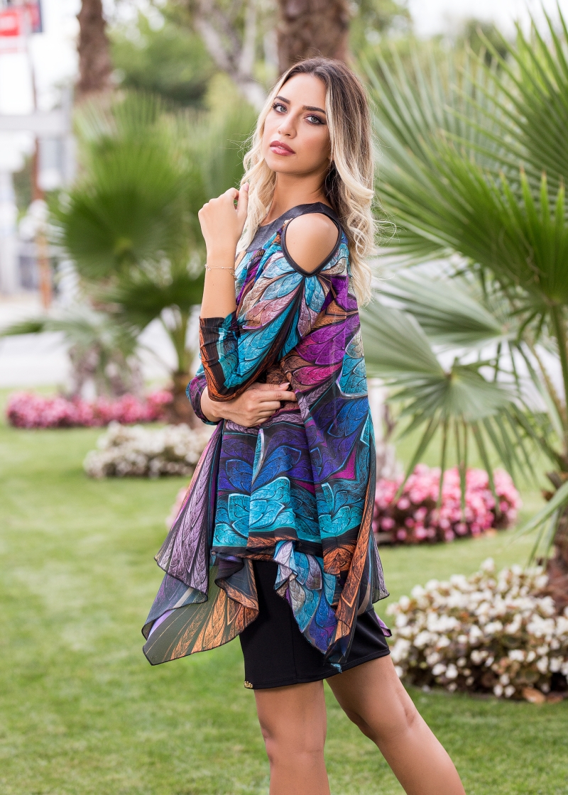 Елегантна асиметрична рокля - Image 2