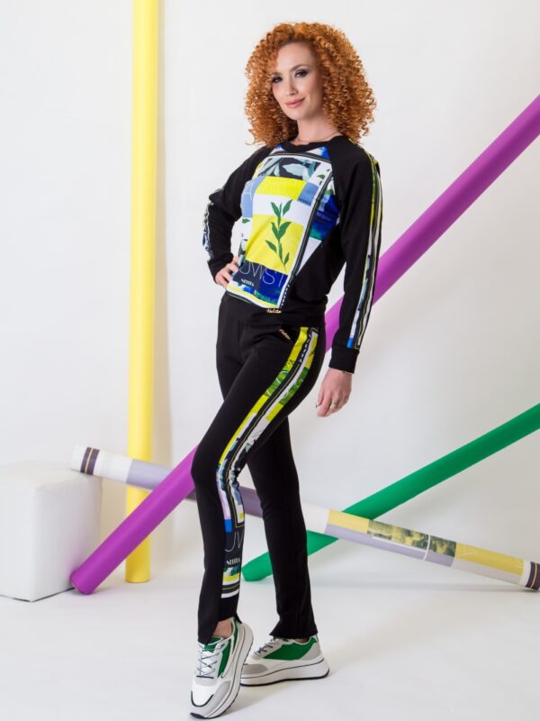 Комплект Nelita в черно с принт